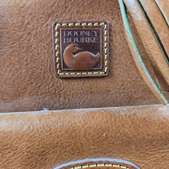 Dooney & Bourke Florentine Vachetta Leather Domed Handbag - Picture 7 of 7